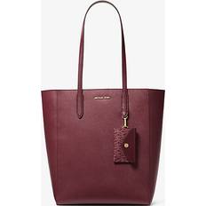 Skinn Toteväskor Michael Kors Oxblood Handväska Dam - Brown