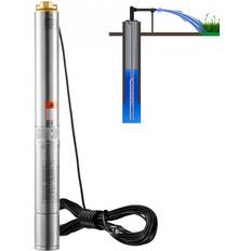 Brunn pump VEVOR Dränkbar pump med djup brunn i rostfritt stål vattenpump 750W 230V 7,1 m³/h
