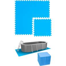 Lenzuoli per Fondo Piscina EyePower Poolmatte 50x50cm Blau 11 Sets