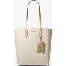 Michael Kors Natural Totes & Shopping Bags Michael Kors Vincent Large Signature Logo Tote Bag With Coin Pouch