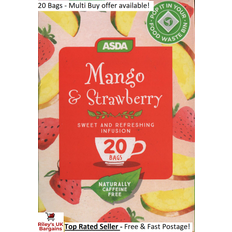 Mango Tea Twinings Mango and strawberry tea bags 20 hibiscus infusion caffeine