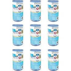 Intex Intex 29000 Filterpatrone Typ A 9 Stück für Schwimmbad 244/305/366 Cm