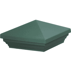 Green Fence Poles Myard PNP 115445G Screw-Free Universal Fence Pyramid Top Cap