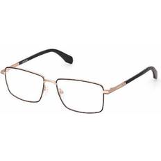 Glasögon & Läsglasögon adidas Man OR5089 55 Ramramar Metall Svart Fyrkantig