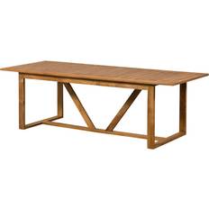 Terras eethoeken Exotan Outdoor Eettafel Beaver Teakhout 240 x 90 cm