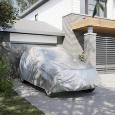 vidaXL Bilovertræk Til SUV Med Spændestropper Str L PEVA Sølv