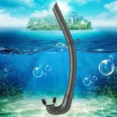 Shein Soft Silicone Diving Snorkel Portable Foldable Easy-Breath Wet Scuba Diving Equipment For Freediving Spearfishing Swimming