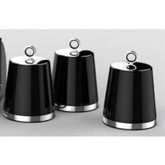 Kitchen Containers on sale Swan Serenity Set of 3 Canisters Black Kitchen Container