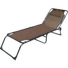Brown - Steel Sun Beds Marbueno Marbueno Brown Sun Lounger 190 x 27 x 58 cm