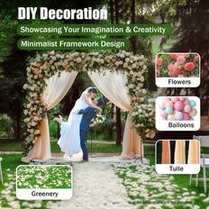 Shein Professional Backdrop Stand Pipe Kitx Heavy Duty Background Support System Curtain Frame Telescopic With Steel Base For Wedding Party Photography Trad