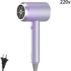 Hairdryers Dinamr Purple Tshaped Dryer Hair Gradient Powderpurple Highpower Household Use 220v