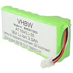 VHBW - 1x Batería (pack) compatible con Husqvarna Automower 420 2022, 420 2021, 520 2021, 520 2020, 420 2020 robot cortacésped 3000mAh 18V Li-Ion