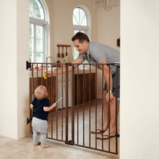 Child Safety Shein Babelio Extra Tall BabyDog Gate With No Threshold Design Walk Thru Door Auto Close Safety Gate For Babies Elders And Pets Fits Doorways Stairs And E