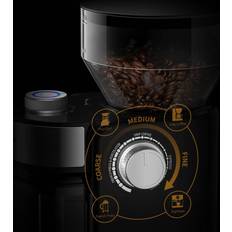 Coffee Grinders Shein Electric coffee grinder with adjustable burrs