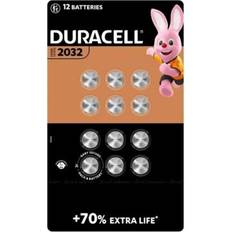 Duracell speciality cr2032 lithium coin ring size long battery pack 12 batteries