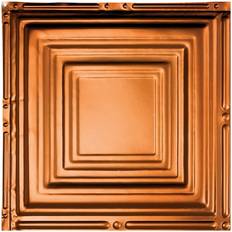 Orange Tiles Great Lakes Tin Great Lakes Tin 12in 12in Syracuse Copper Ceiling Tile Sample