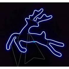 Rope lights silhouette christmas jumping