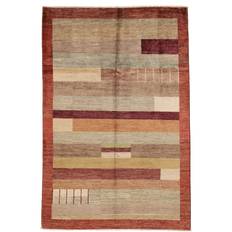 RugVista Modern Afghan Fine Orange, Braun, Rot 198x294cm