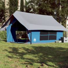 Blau Zelte vidaXL Campingzelt 5 Personen Blau Wasserdicht