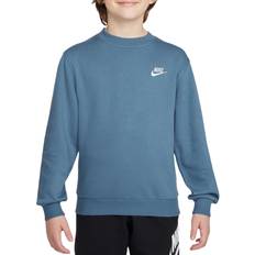 Nike Gutter Collegegensere Nike Older Kid'Sportswear Club Fleece Sweatshirt - Aegean Storm/White (FD3006-429)