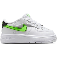 Air force black toddler Nike Force 1 Low EasyOn TDV - White/Black/Green Strike