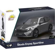 Cobi Modelle & Bausätze Cobi 24576 Skoda Enyaq Sportline, Maßstab 1:35, Bausatz, 92 Bauteile