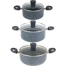 Cookware Russell Hobbs Nightfall Stone Cookware Set with lid 3 Parts