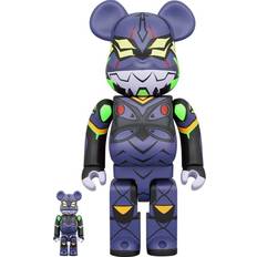 Medicom Toy Bearbrick Evangelion Unit 13 (New Paint Version) 100% & 400% Set