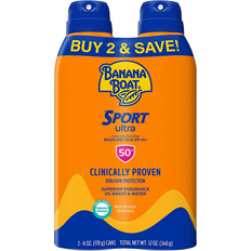 Ultra Sport Clear Sunscreen Spray SPF50 340g 2-pack