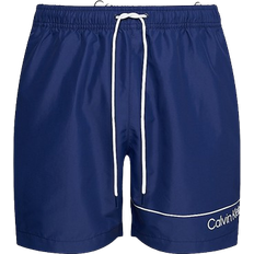 Calvin Klein Double Waistband Swim Shorts - Signature Navy