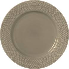 Accessoires de cuisine Lyngby Porcelain Rhombe Earth Assiette de Dîner 23cm