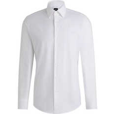 HUGO BOSS Men's Hank Kent Slim Fit Shirt - White