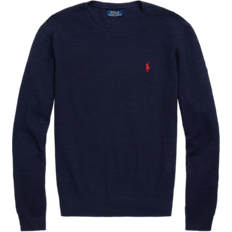 Polo ralph lauren crewneck sweater Polo Ralph Lauren Men's Logo Crewneck Sweater - Navy