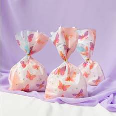Anniversary House Butterfly cello treat bags with twist ties pack of 20