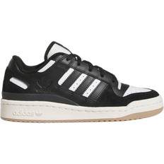 Nubuck Sneakers Barnskor adidas Junior Forum Low - Core Black/Cloud White/Cream White