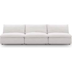 modway Commix Down Beige Sofa 105" 3 Seater