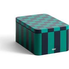 Hay Kitchen Accessories Hay Tin Small, Green/Dark Food Container