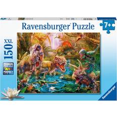 Dinosaurussen Klassieke Legpuzzels Ravensburger T-Rex Attack Dinosaurs XXL 150 Pieces