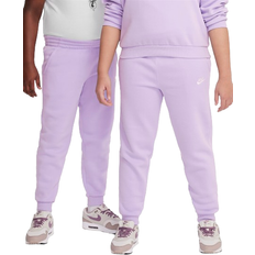 Girls - Purple Pants Nike Big Kid's Sportswear Club Fleece Joggers Extended Size - Hydrangeas/White (FD3009-515)