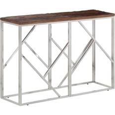 vidaXL 349997 Silver/Brown Konsolbord 30x110cm