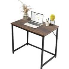 House of Home Computer Work Study Brown 80cm Writing Desk