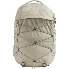 Water Resistant - Women Bags The North Face Women’s Borealis Luxe Backpack - Clay Grey/Burnt Coral Metallic