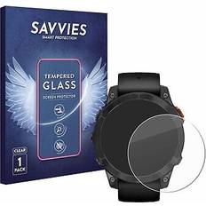 Savvies Garmin Fenix 7 Pro Solar Tempered Glass Screen Protector