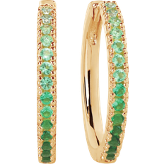 Sif jakobs ellera grøn Sif Jakobs Ellera Grande Earrings - Gold/Green