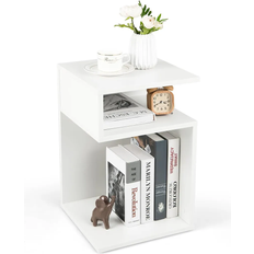 Costway 3 Level Folding White Nachttisch 31x33cm
