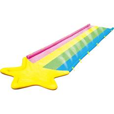 Plastic Water Slide Wow Rainbow Star Super Slide