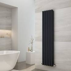 Radiators EMKE Stylish Vertical Oval Column Radiator Central Heating Radiator for Modern Homes 160x35cm