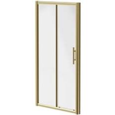 Brass Shower Door Colore Brushed 1000mm Sliding Shower