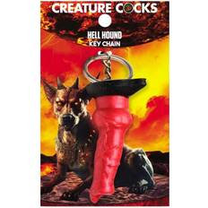 Red Wallets & Key Holders XR Brands Hell Hound Keychain - Red