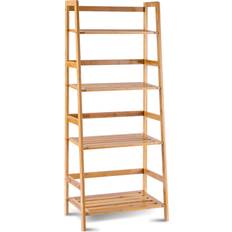 Planters Accessories Costway 4 Tier Bamboo Plant Stand with